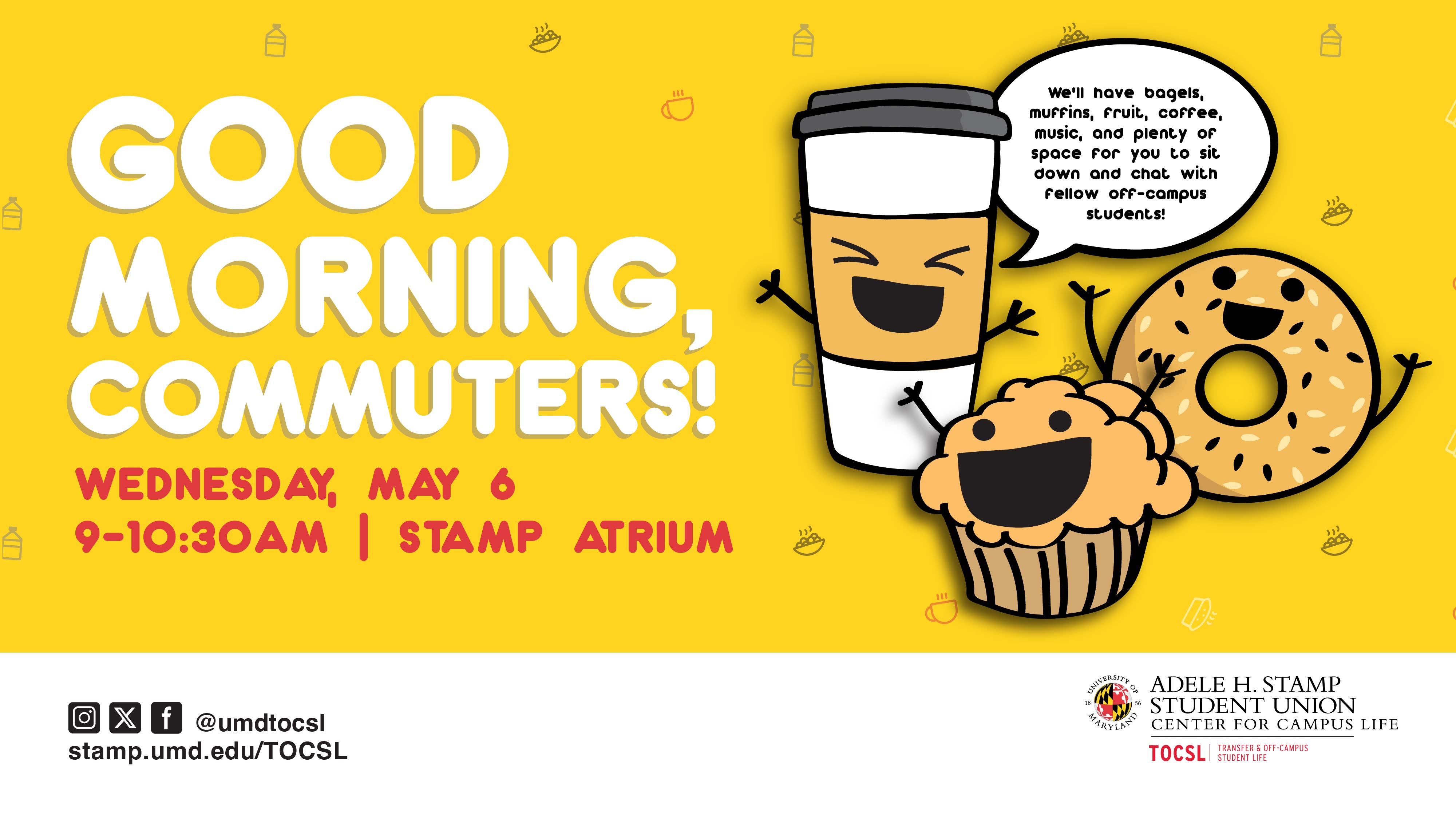 May 6 Good Morning Communters flyer