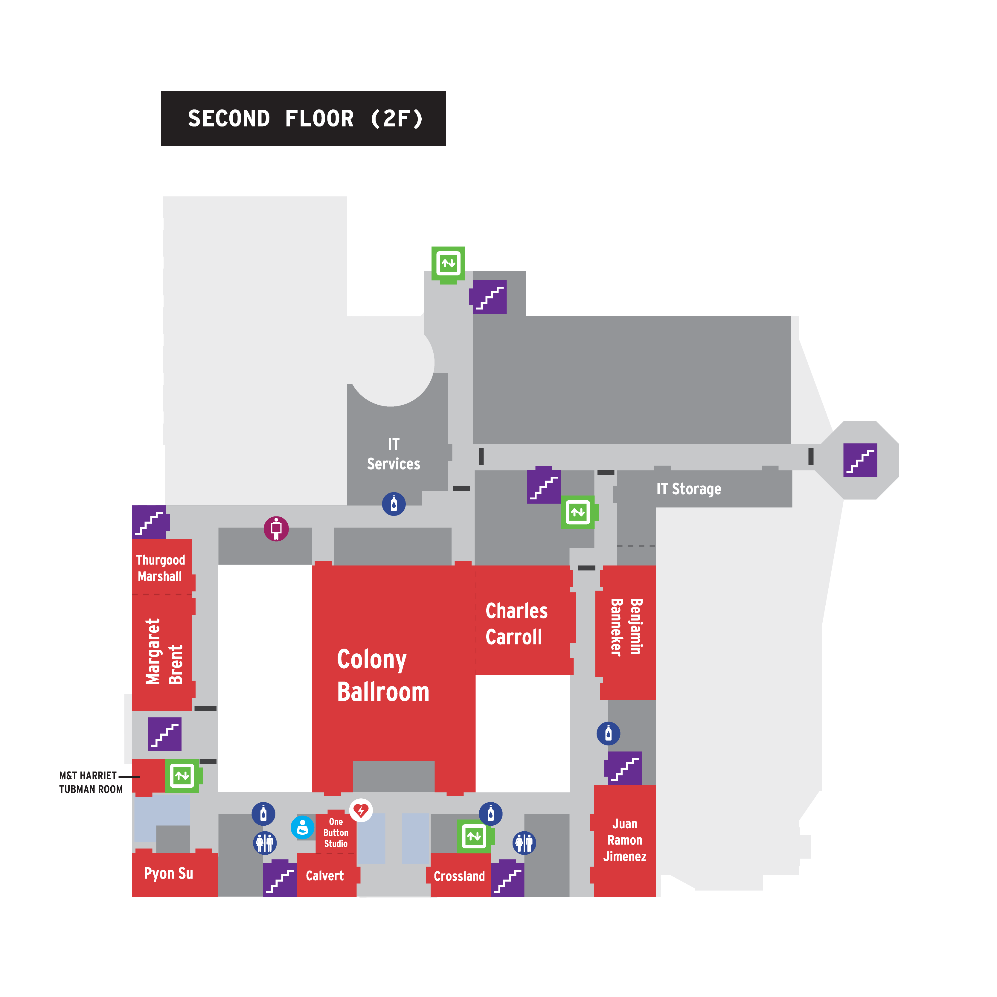 Second Floor Floorplan Stamp Student Union