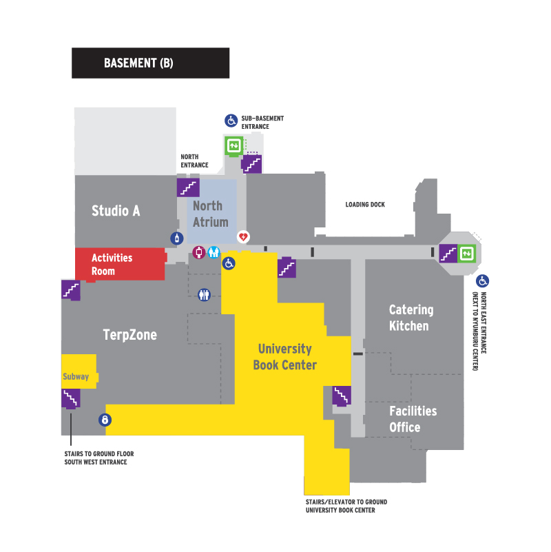 Building Map Adele H. Stamp Student Union