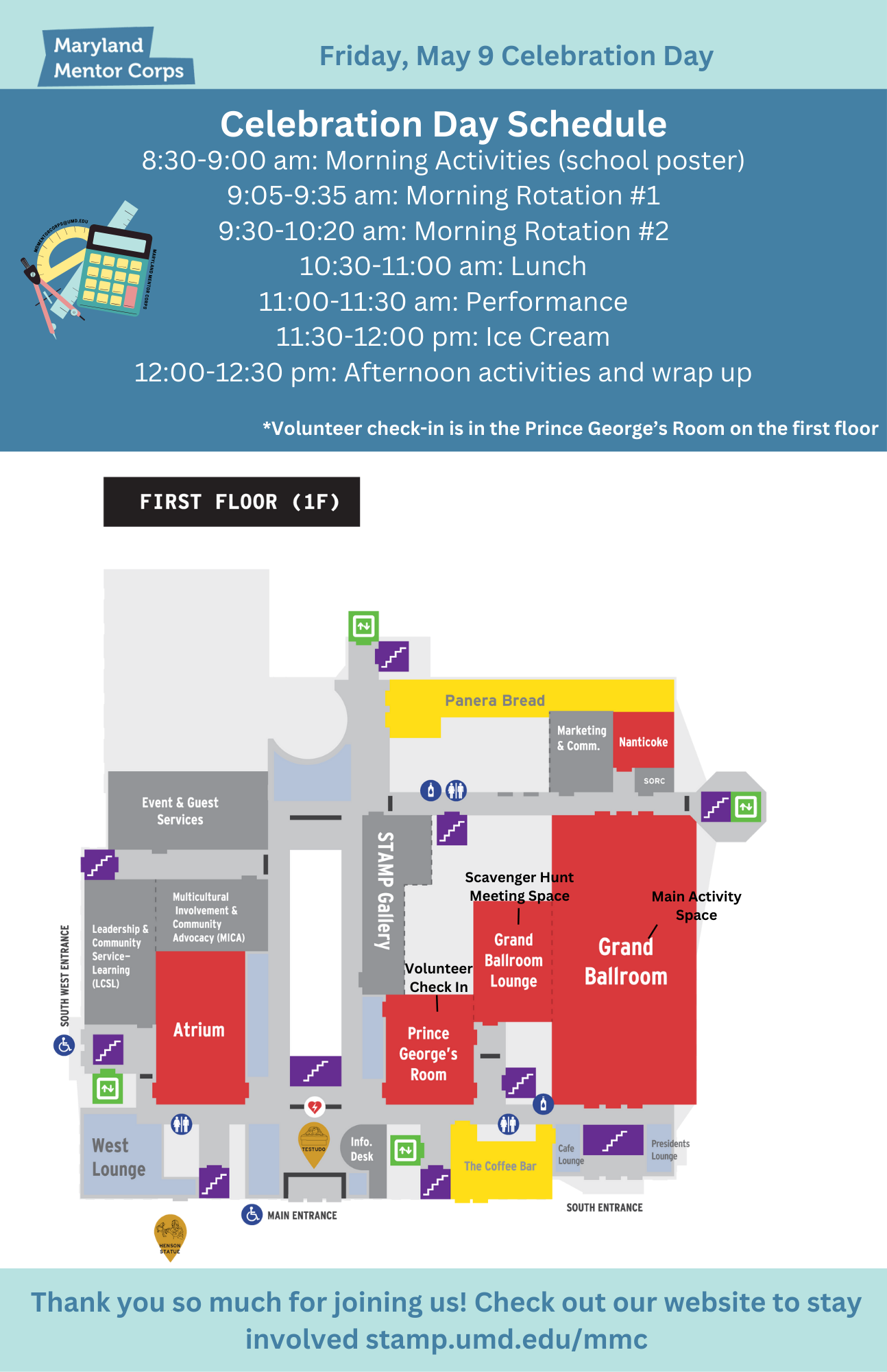 event map first floor