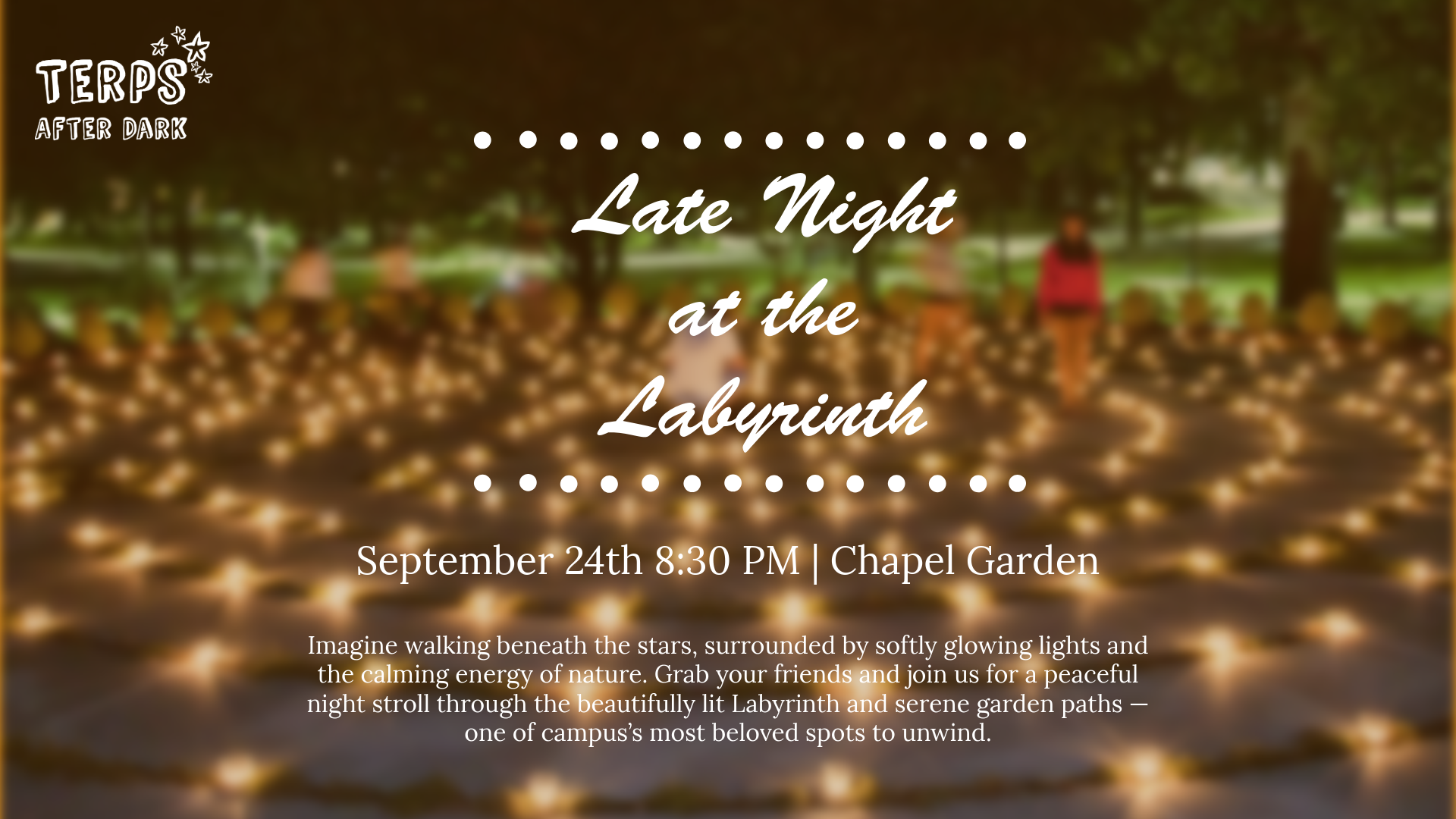 Late Night at the Labyrinth Flyer