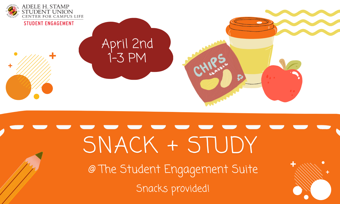 snack + study flyer