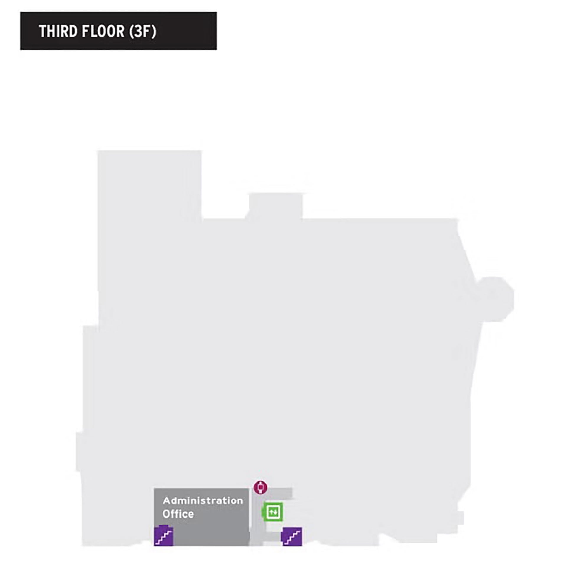 Stamp Third Floor Map featuring the Stamp Administrative Office.