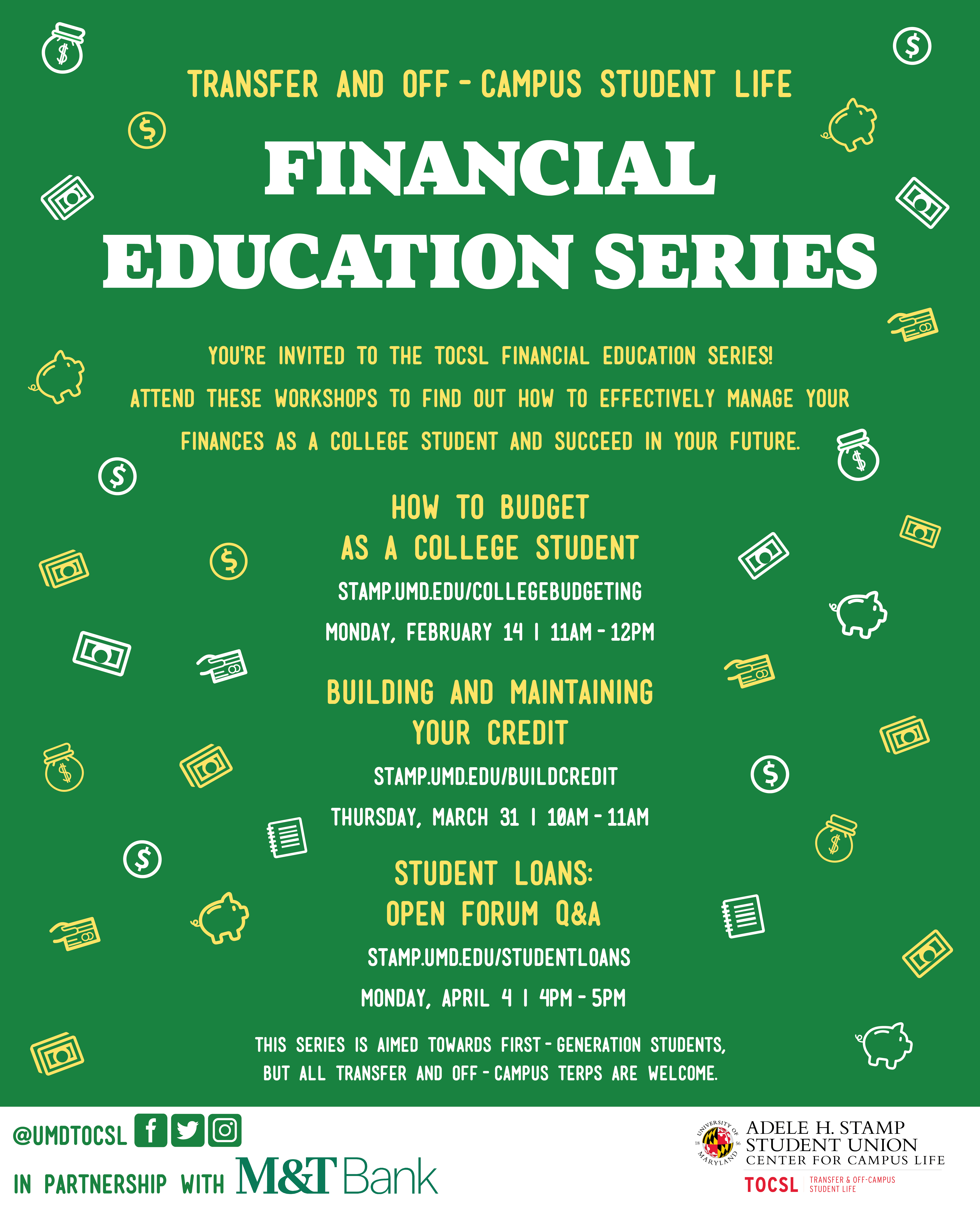 TOCSL Financial Ed Poster