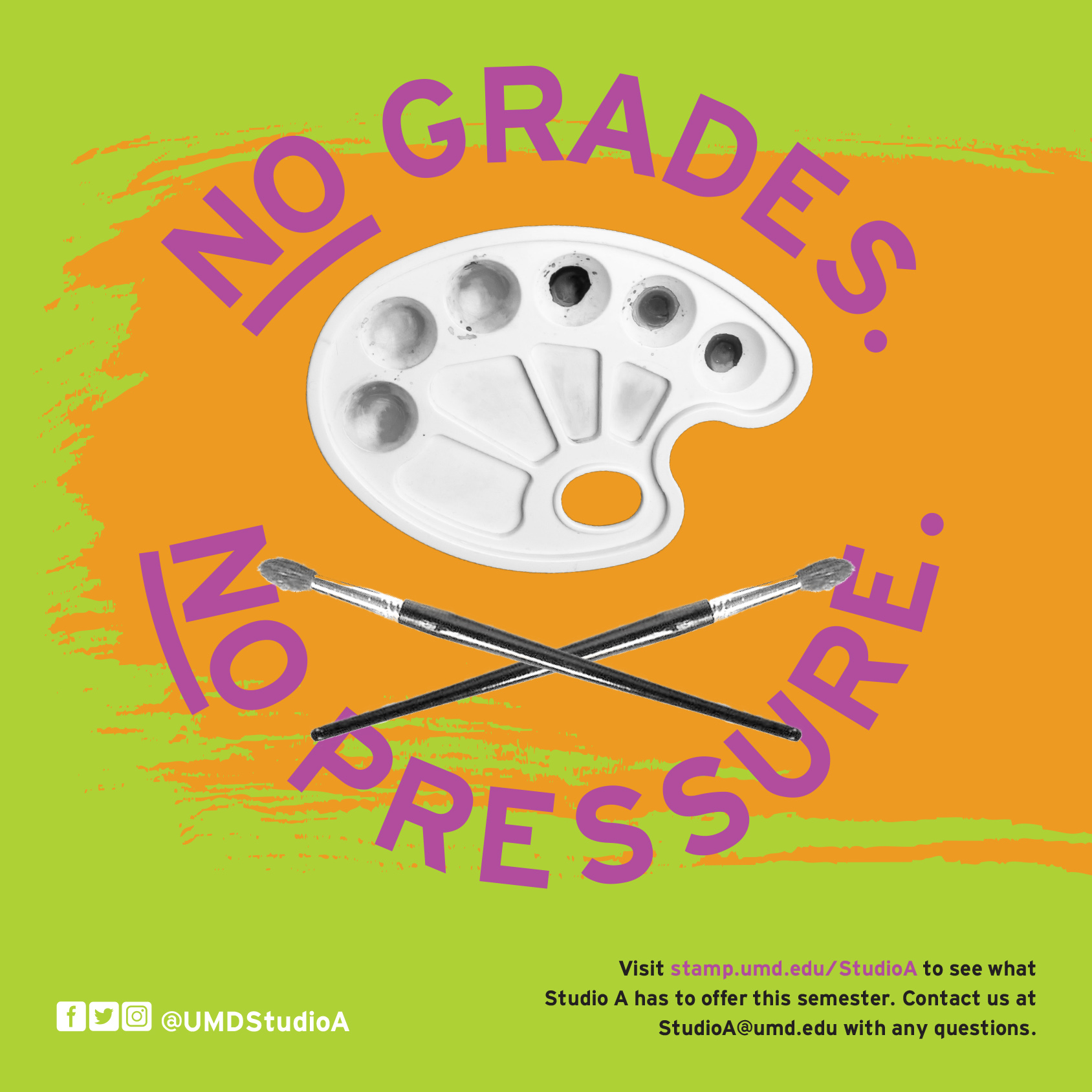 No Grades No Pressure Studio A