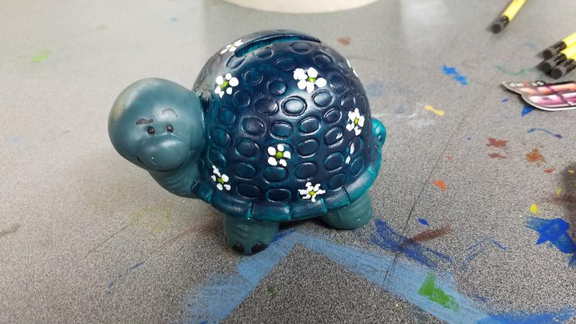 Turtle Bank Painting