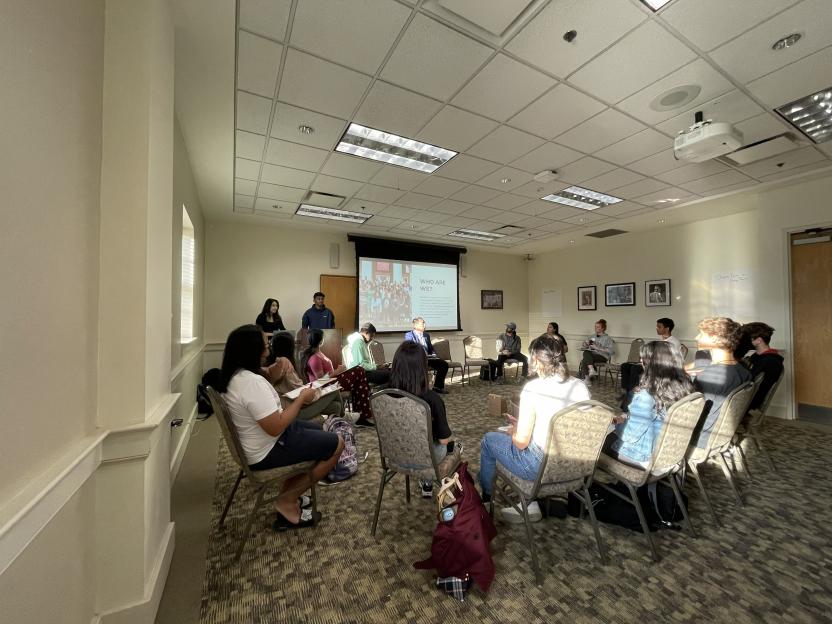 TLI participants sitting in a circle