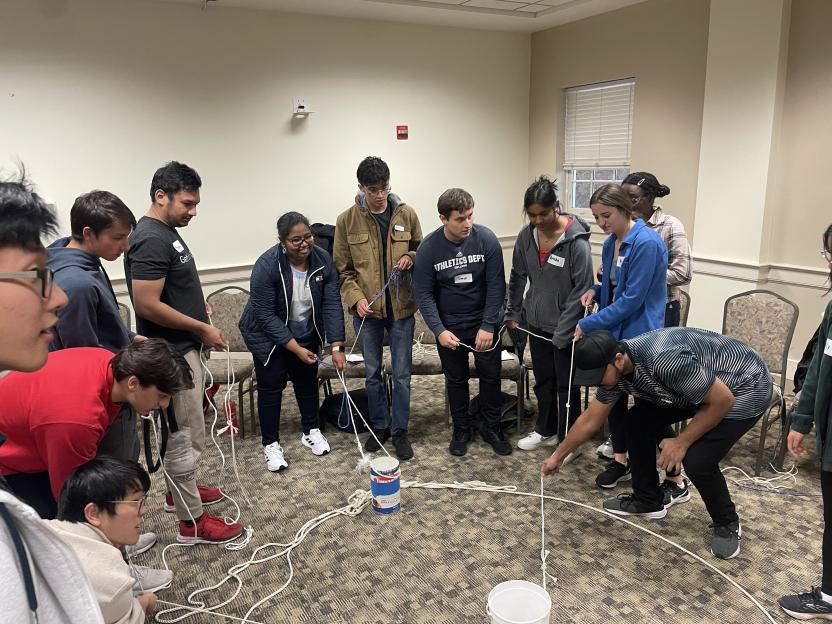 TLI participants engaging in an activity