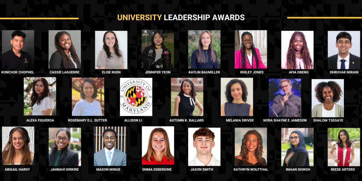 University Awards Recipients 