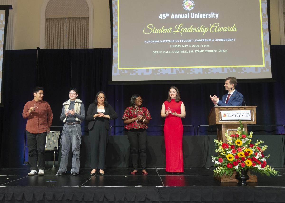 A photo of the outstanding graduate award finalists