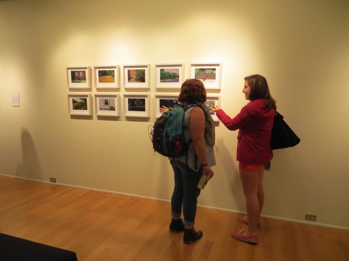 The 2012-2013 CAPP Opening reception with Geolocation (College Park) by Nate Larson and Marni Marni Shindelman