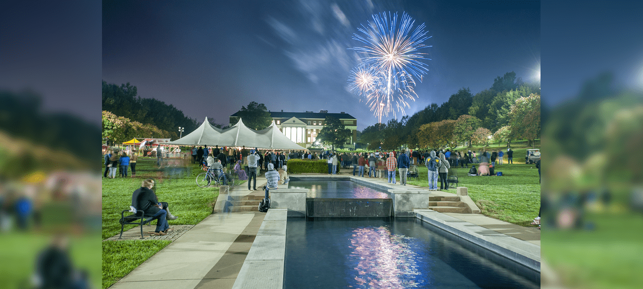 Fireworks on the mall