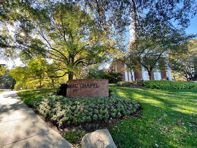 Beautiful Chapel Garden view