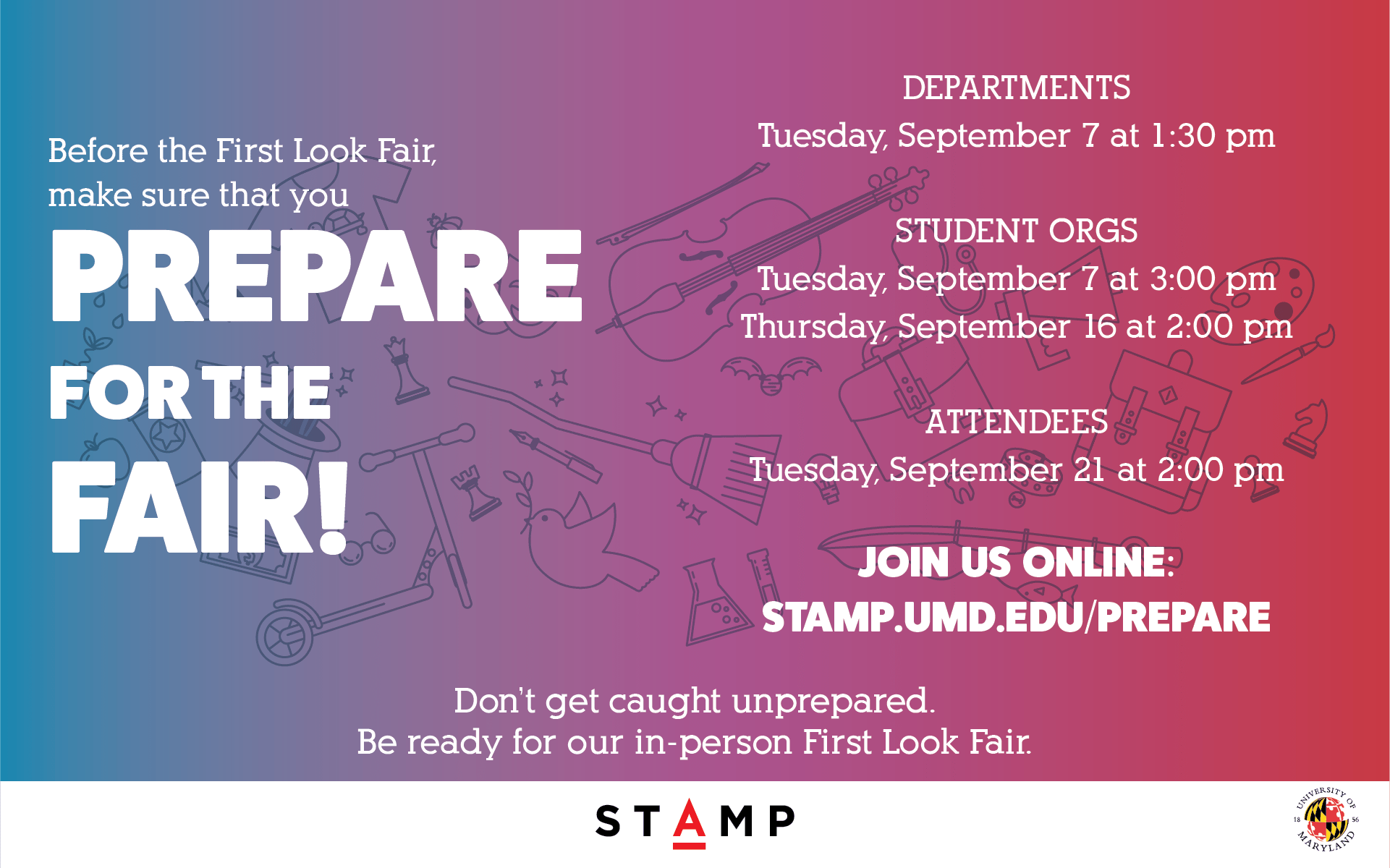 Prepare for the Fair - First Look Fair 2021