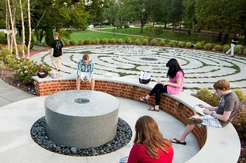 Memorial Chapel Labyrinth space for student org meetings