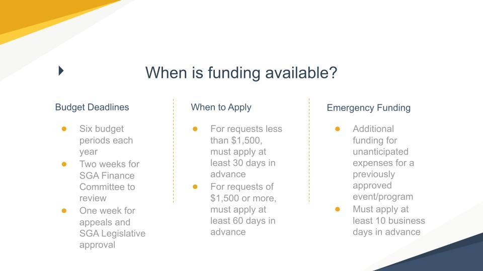 Funding Slide