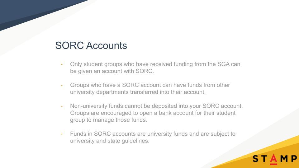SORC Accounts Slide