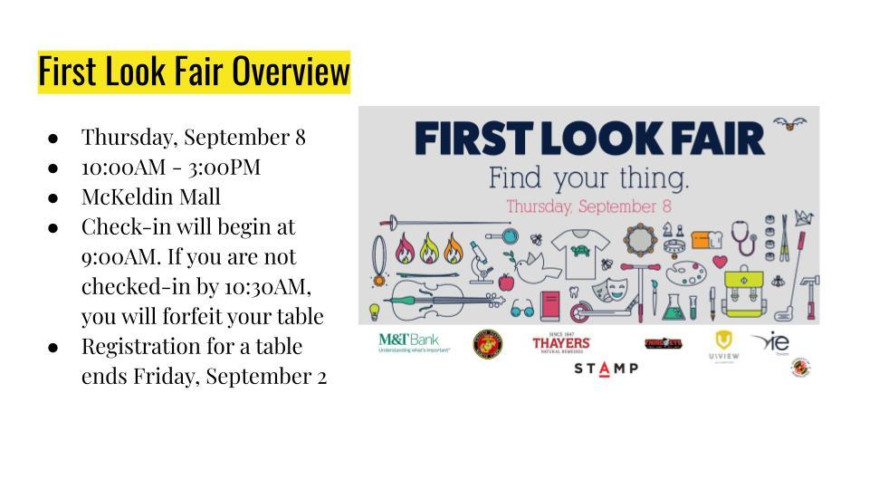 First Look Fair Overview