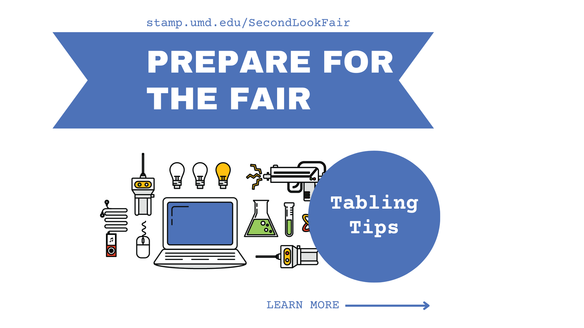 Prepare for the fair - tabling tips