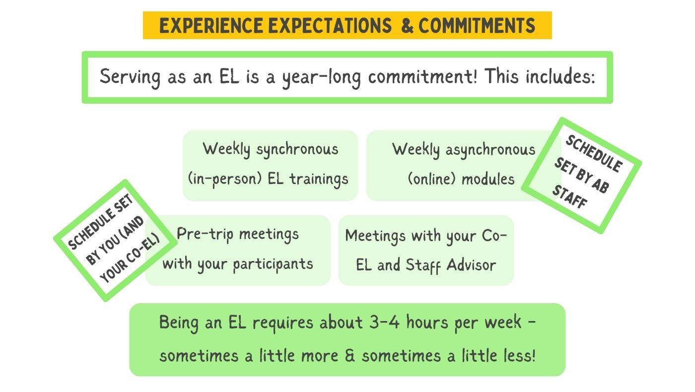 Expectations for Experience Leaders