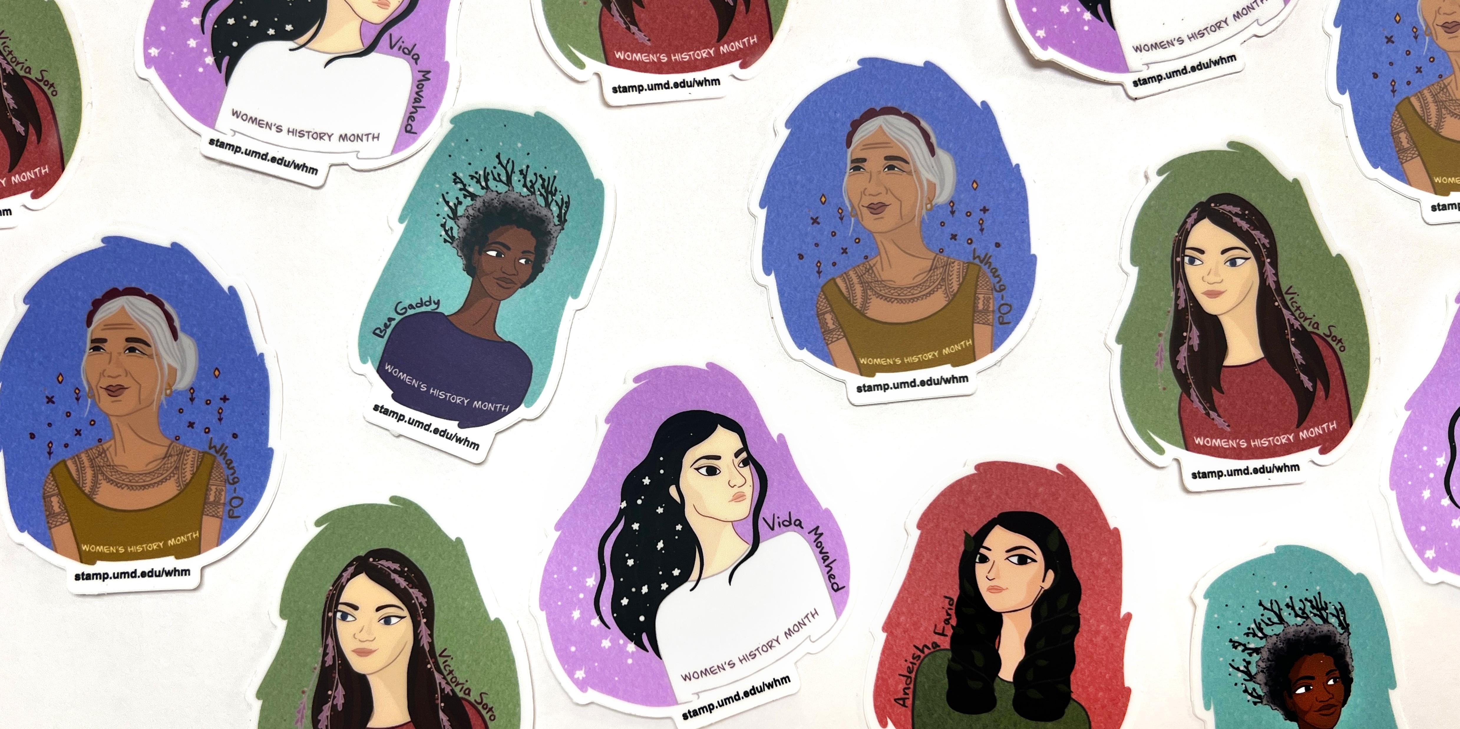 Wome's History Month Stickers