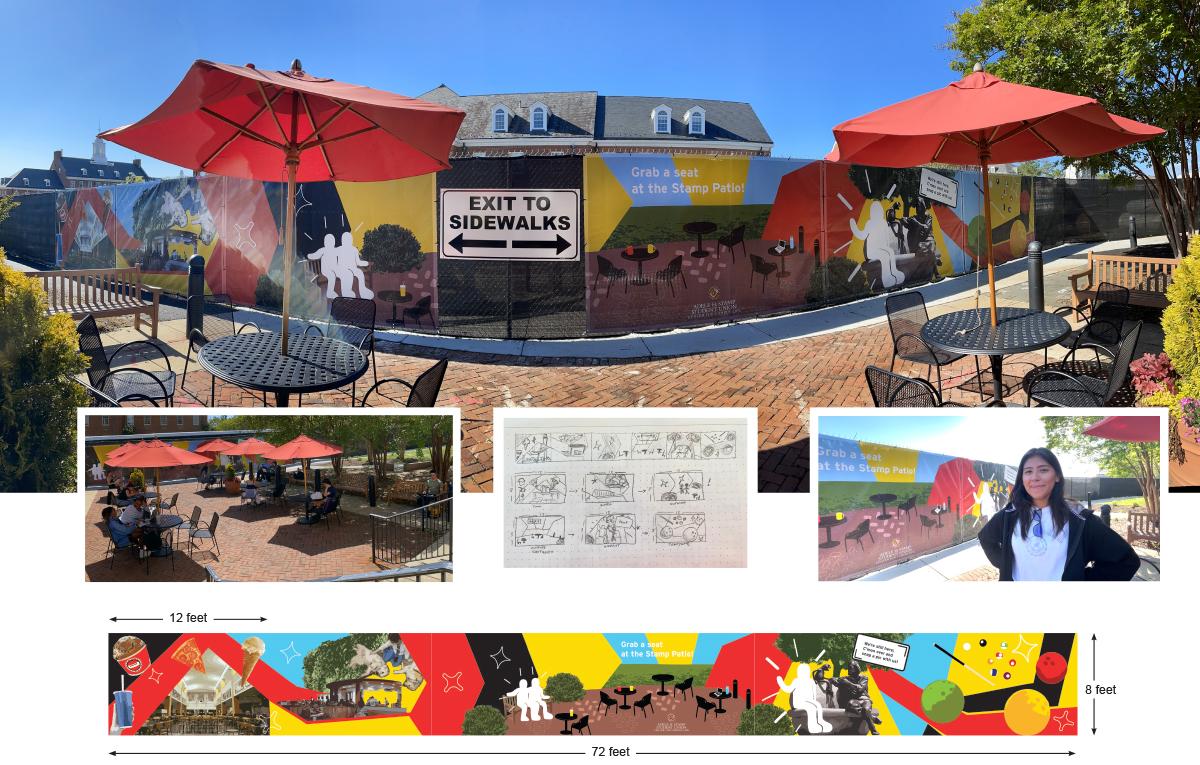 Stamp Patio Mural/Banner 2023