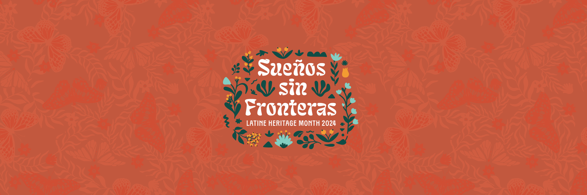 Banner that says "Sueños sin Fronteras"