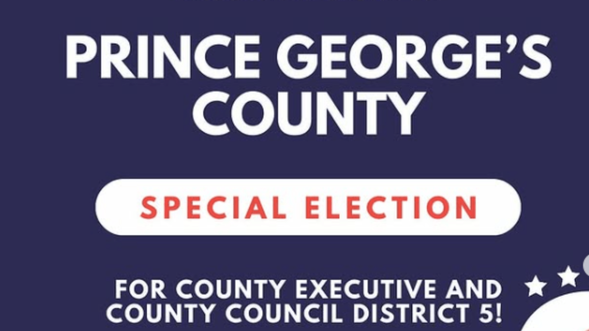 Prince George's Special Election