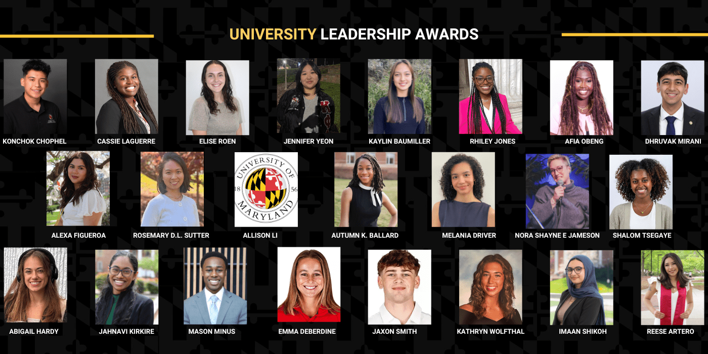University Awards Recipients