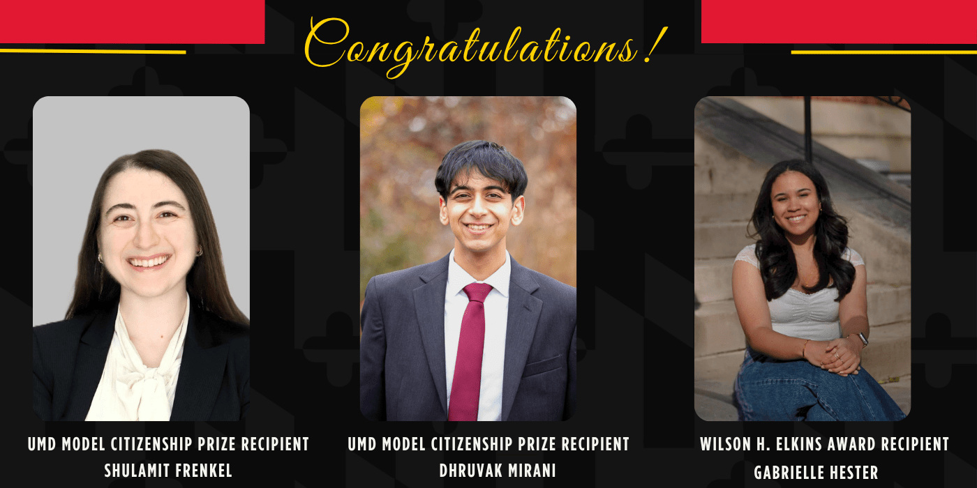 A graphic with the photos of the 2026 model citizenship and wilson h. elkins recipients
