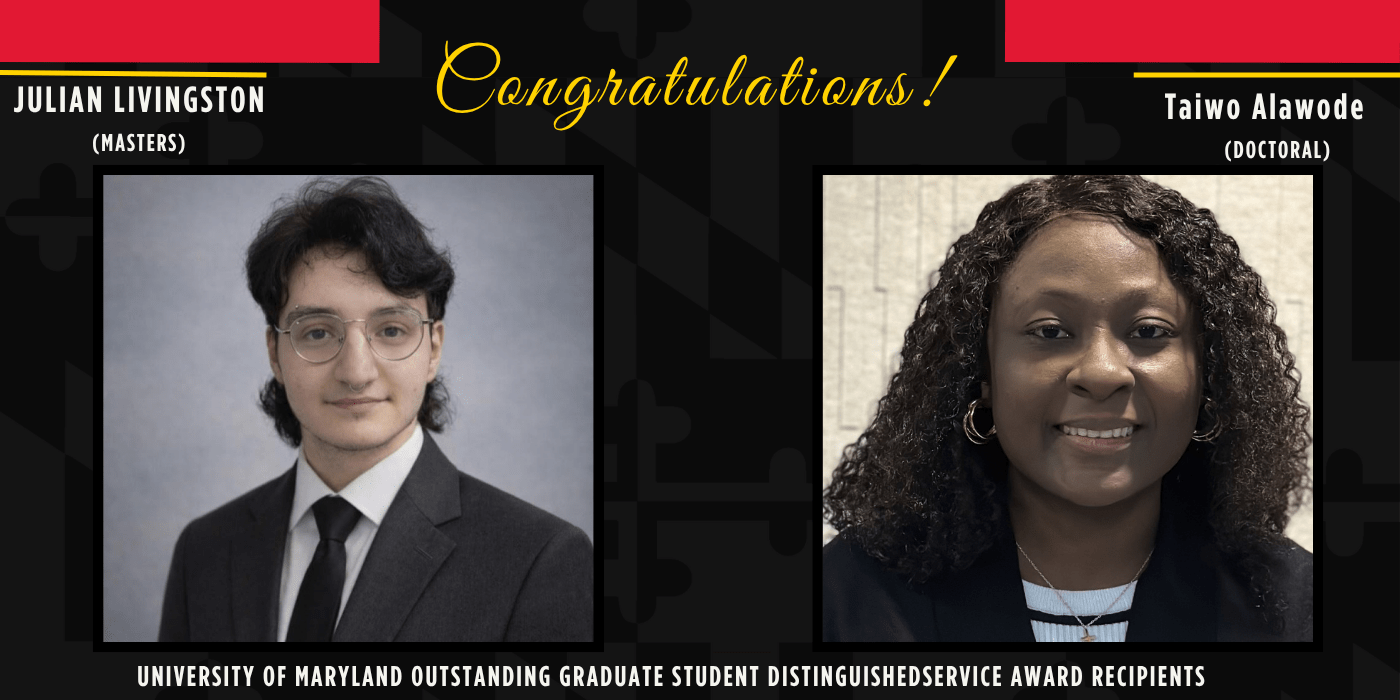 Graphic with the image of the 2026 Outstanding grad award recipients year