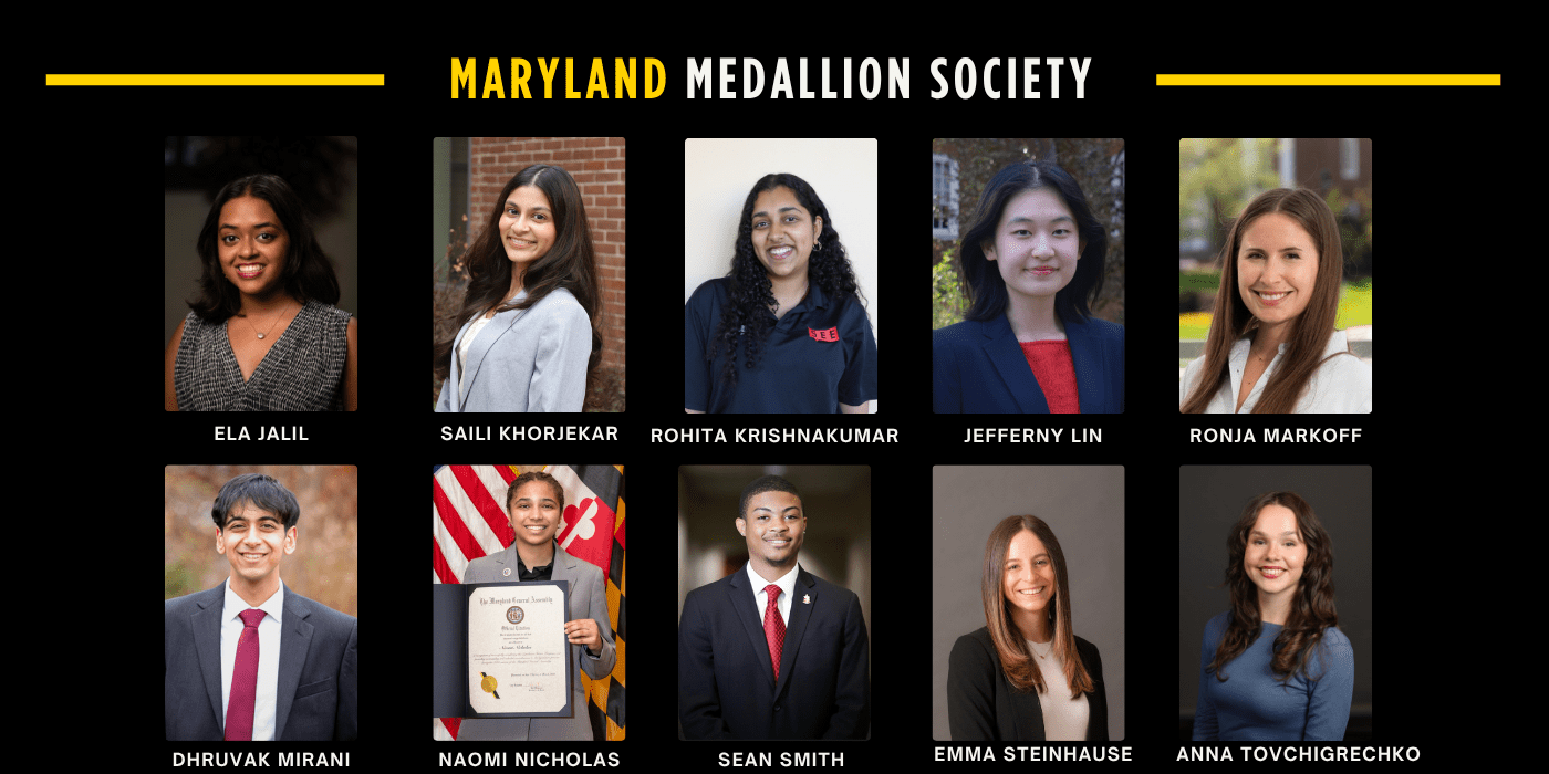 Secondary Image showcasing the photos of 10 of the 2026 maryland medallion society members