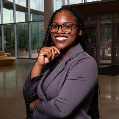Class of 2026 Senior Marshal portrait Chinazam Nwosu