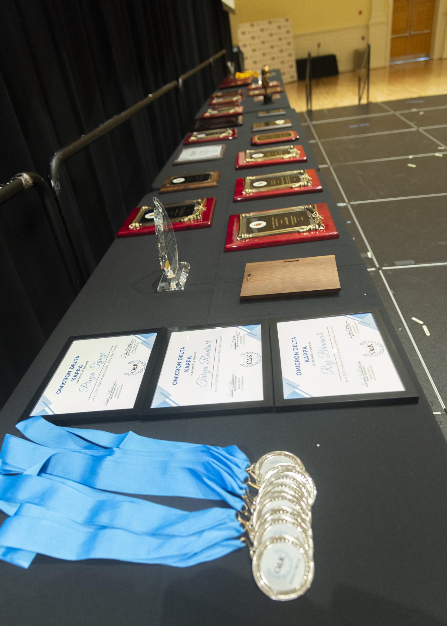 Photo of the ODK Award medals 