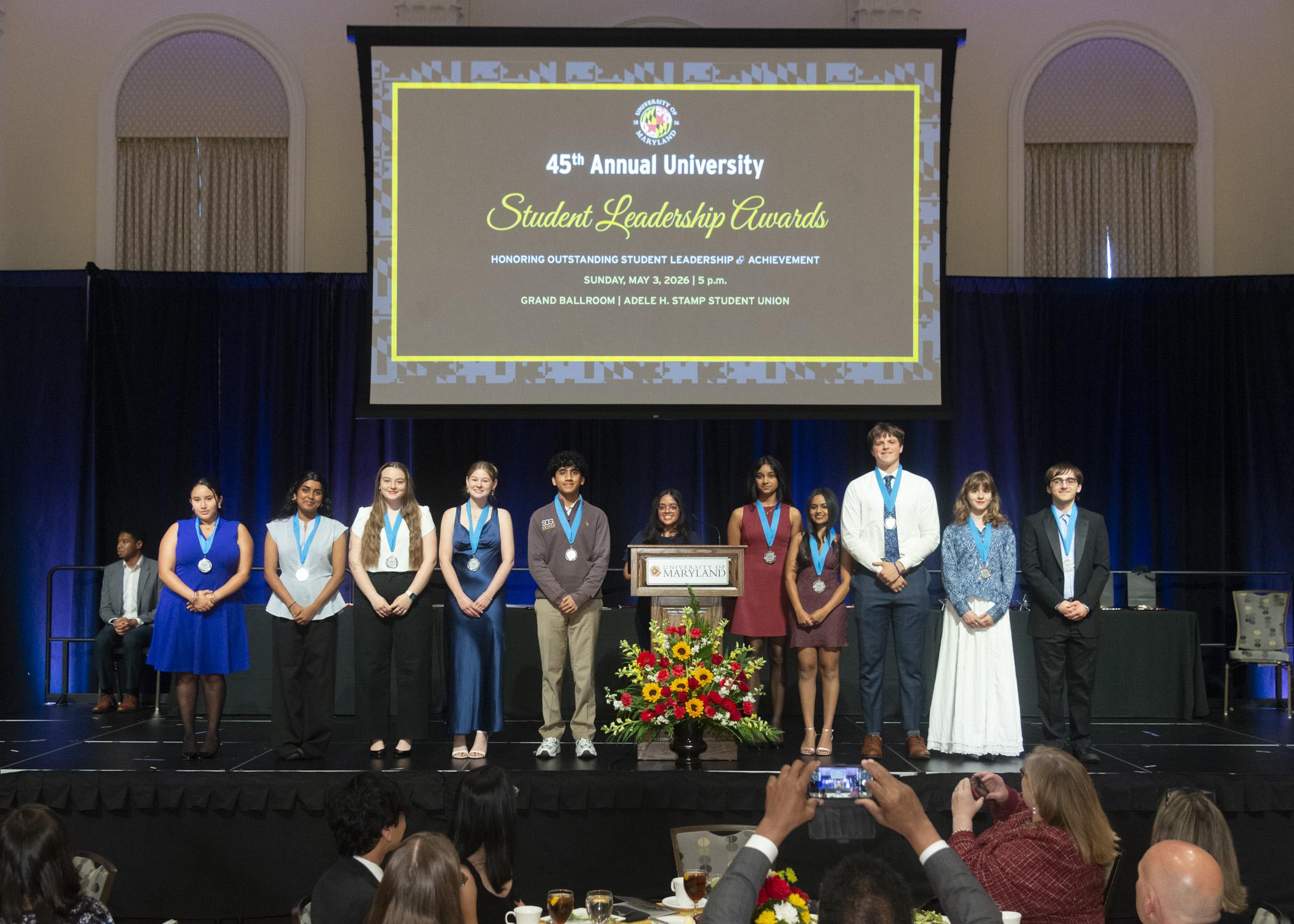Photo of the ODK Top Ten Freshman Recipients