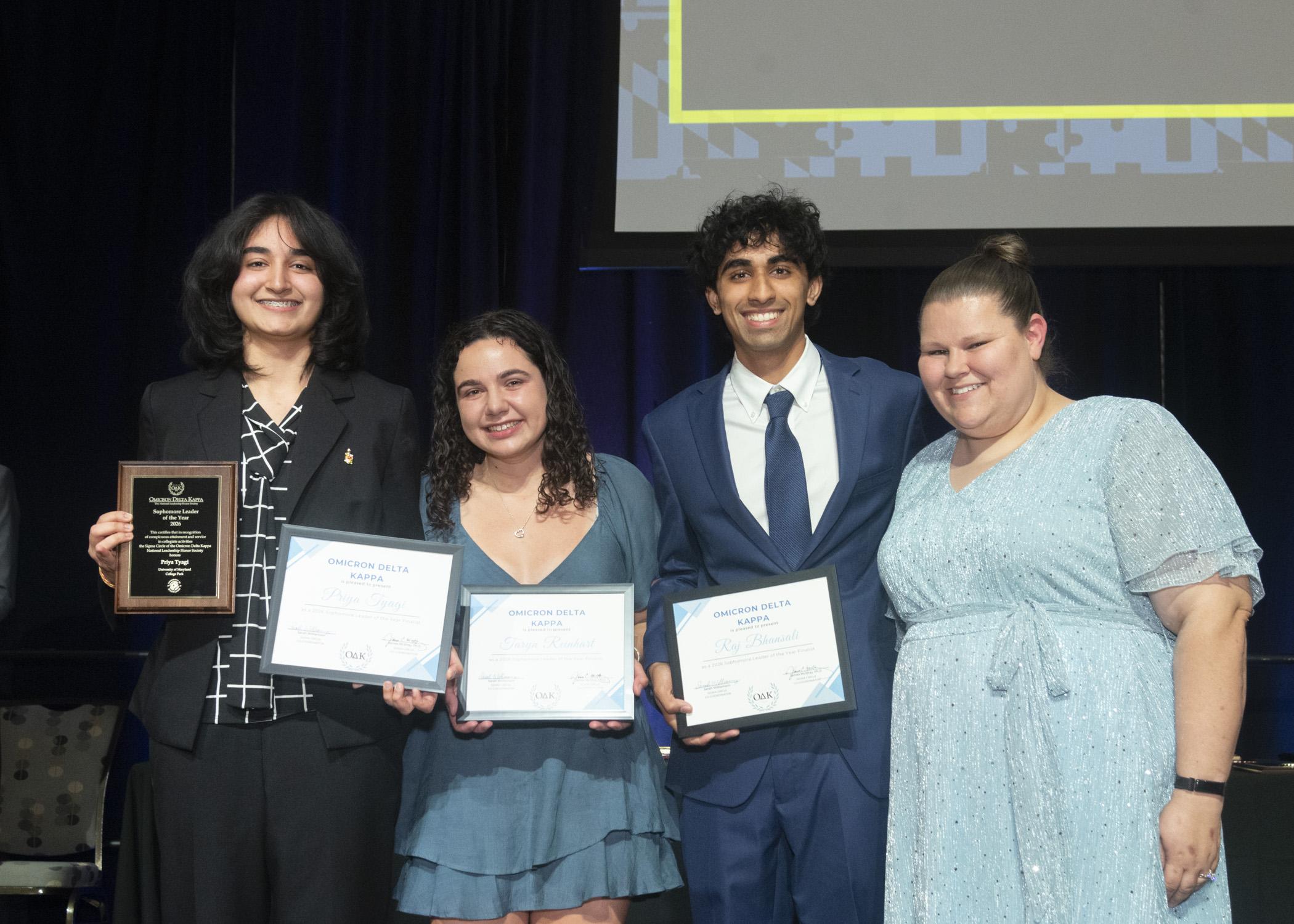 Photo of the ODK Sophomore Leader of the year finalists