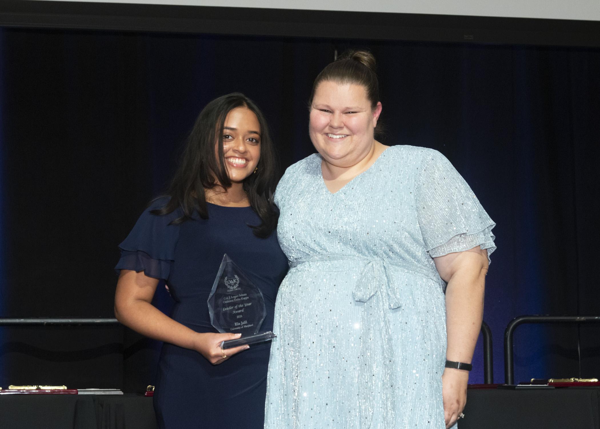 Photo of the ODK Leader of the Year Award recipient