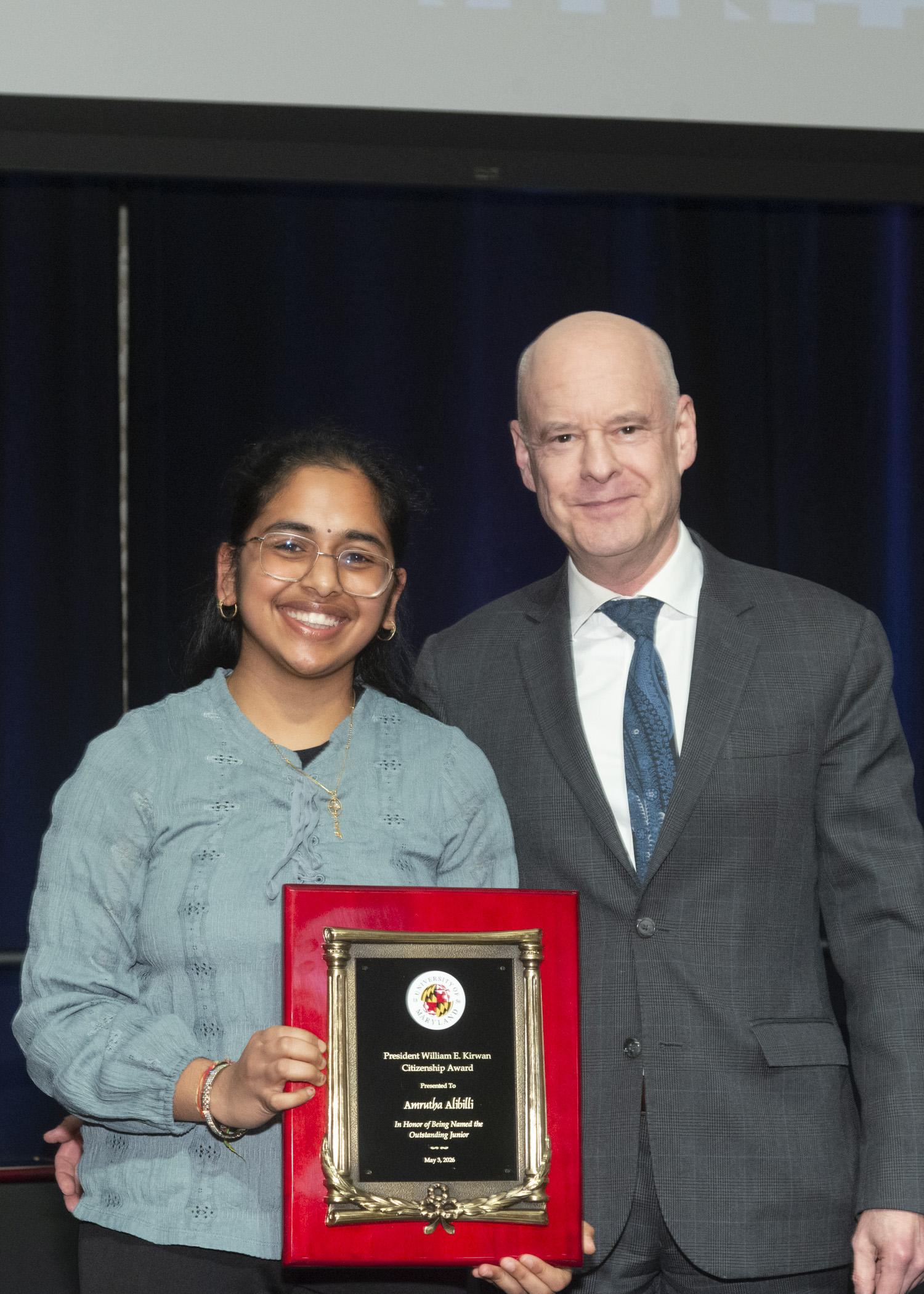 Photo of the Kirwan Award recipient