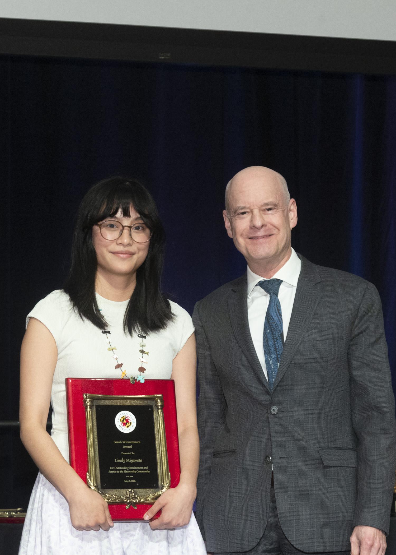 Photo of the Sarah Winnemucca Award recipient 