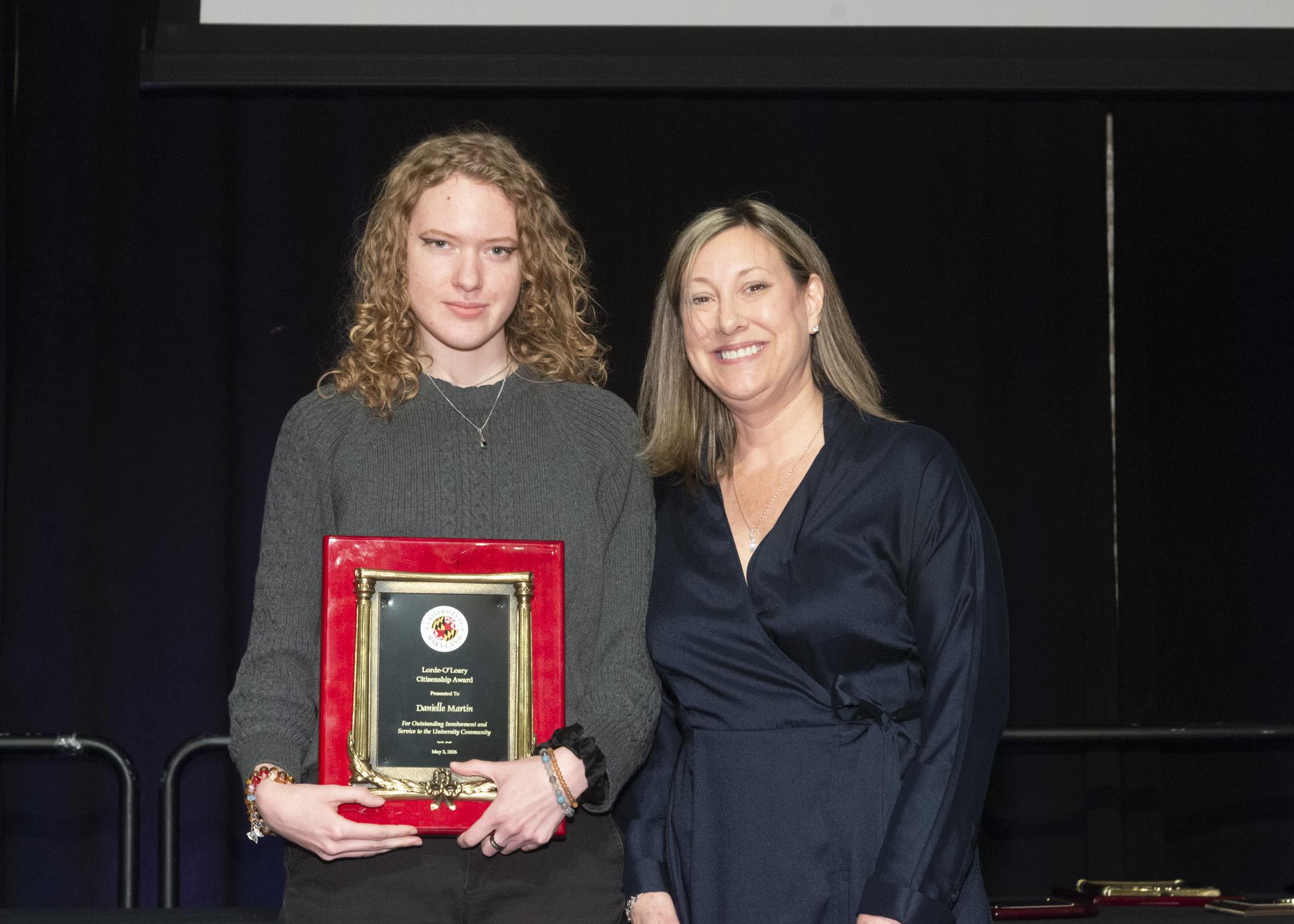 A photo of the Lorde-O'Leary Award recipient