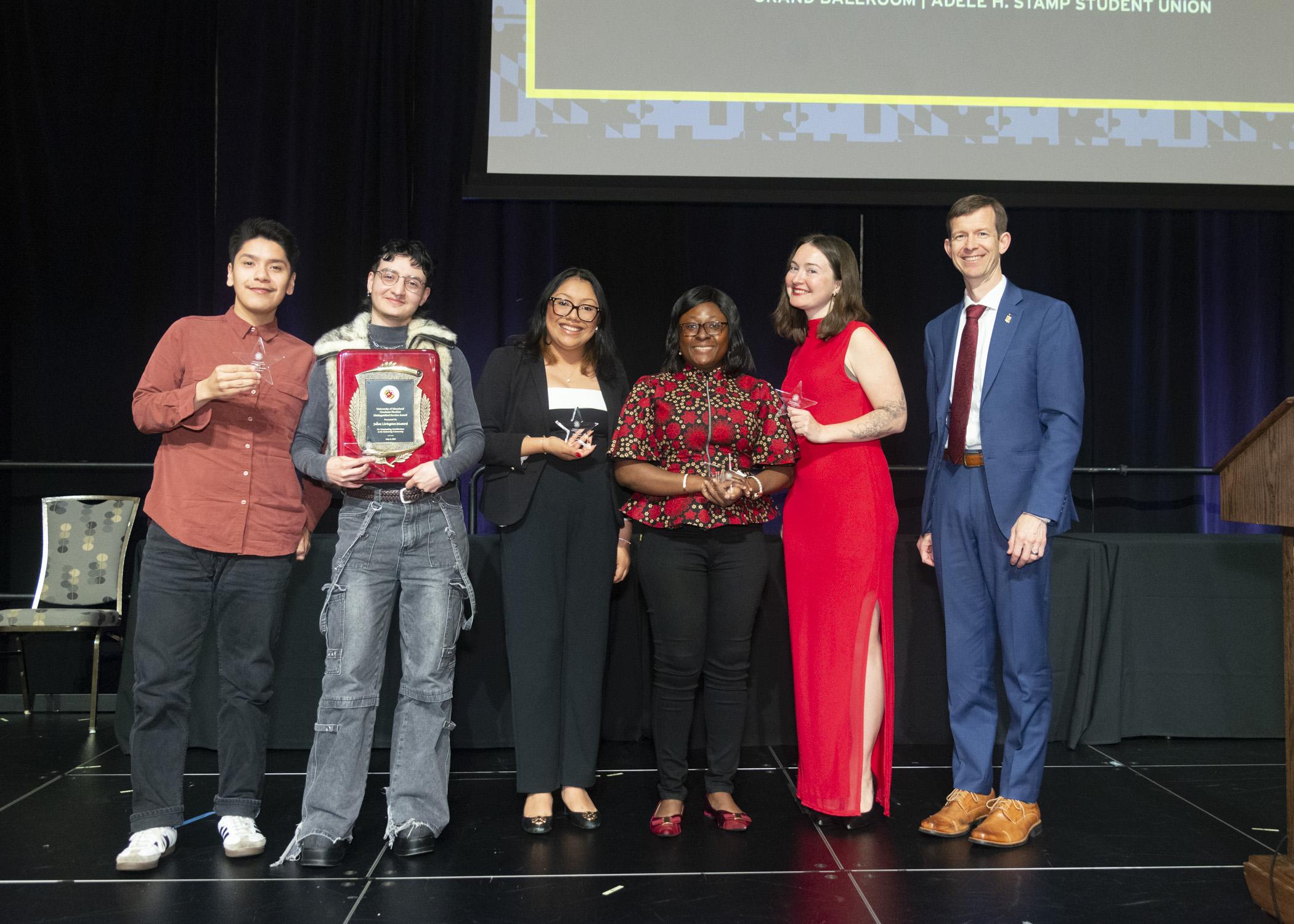 A photo of the outstanding graduate award finalists