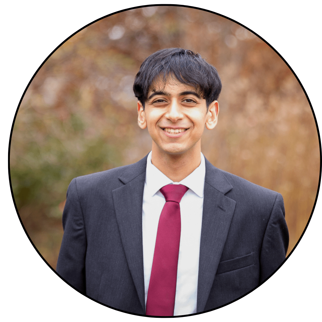 Photo of the recipient, Dhruvak Mirani