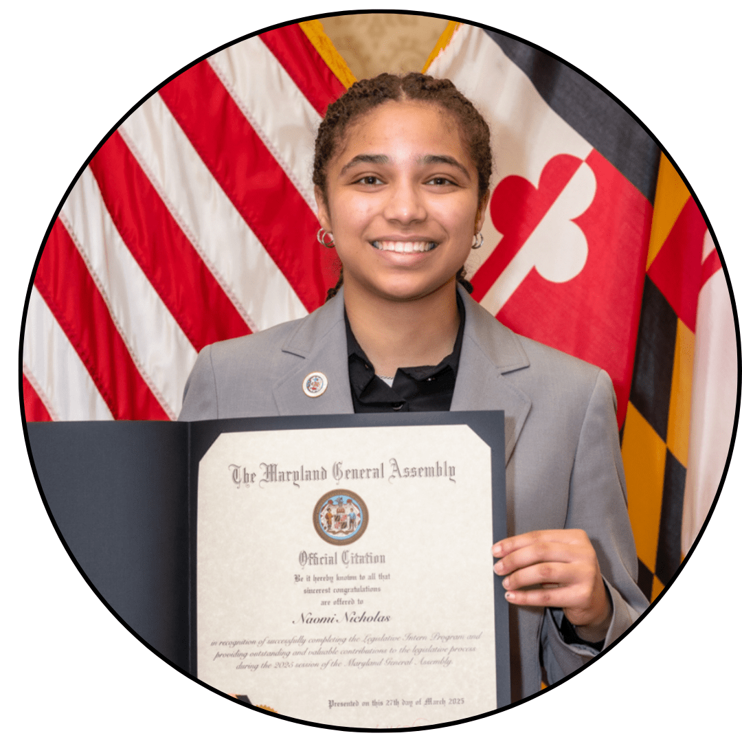 Photo of the recipient, Naomi Nicholas