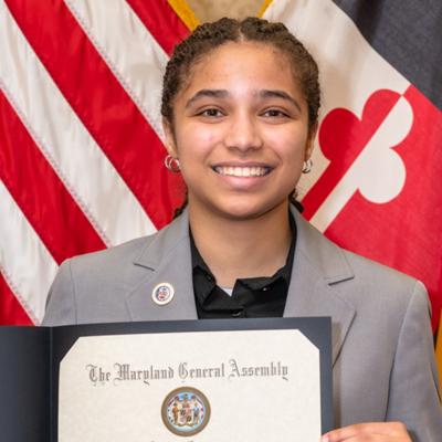 Class of 2026 Senior Marshal portrait Naomi Nicholas