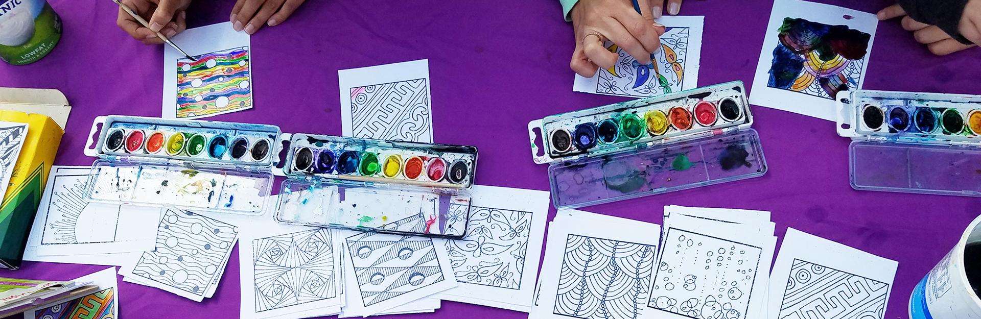 Watercolor templates 