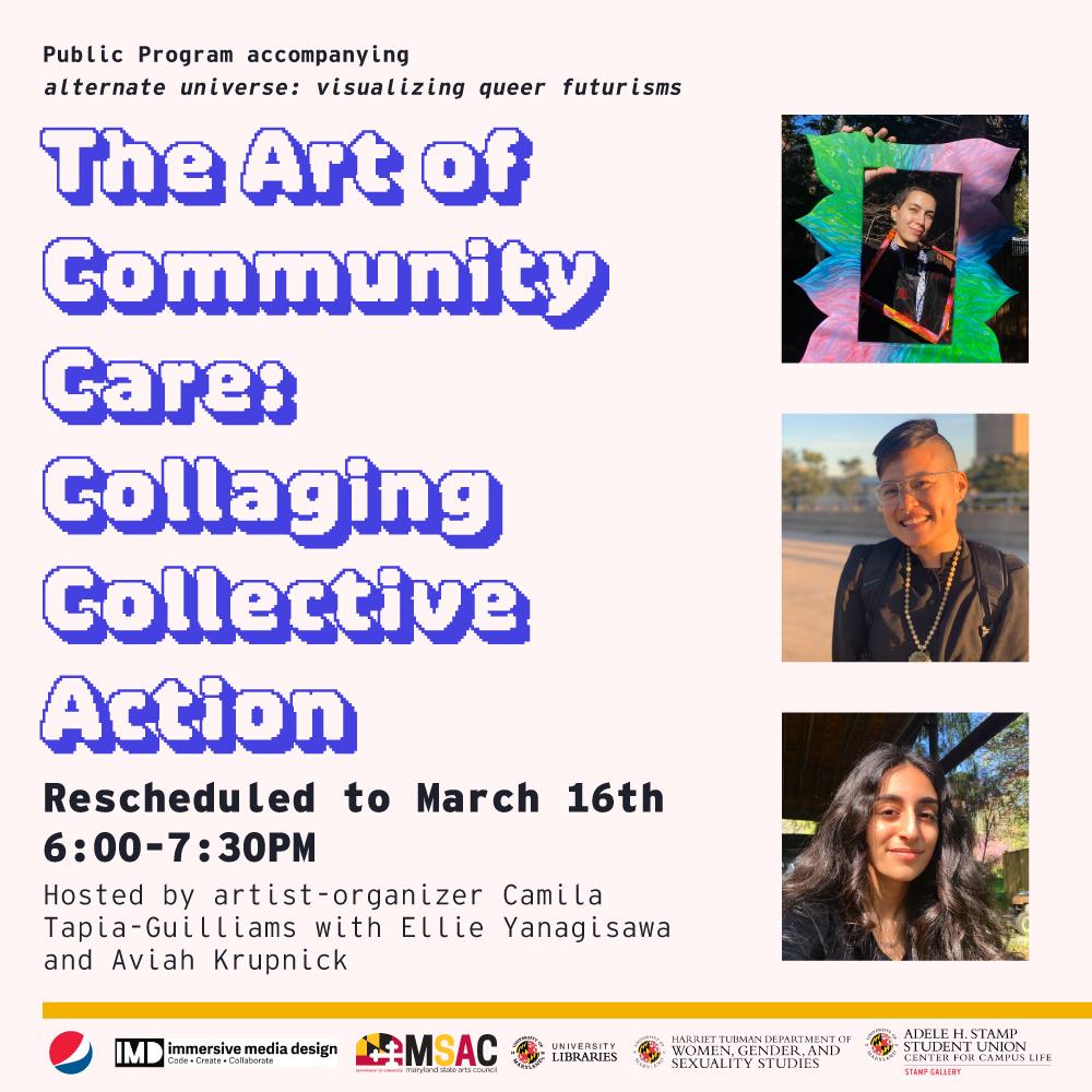 RESCHEDULED: The Art of Community Care: Collaging Collective Action
