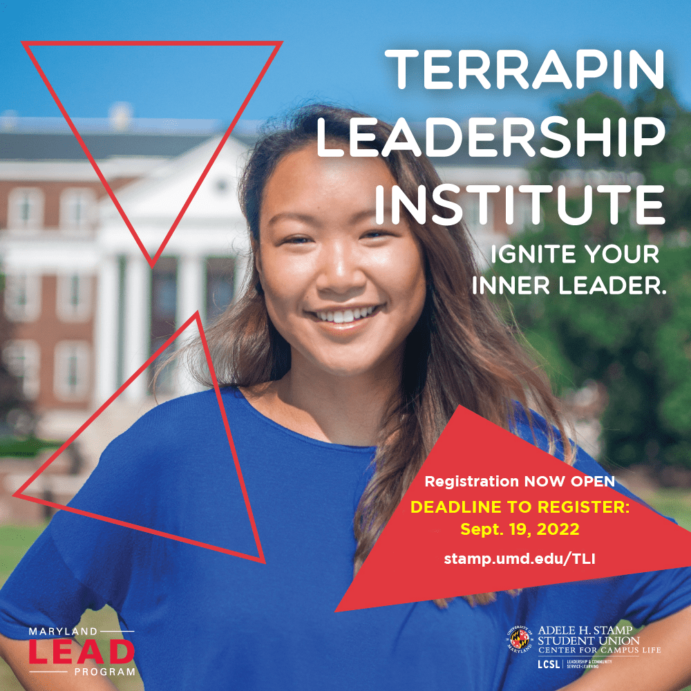 Portrait of Terrapin Leadership Institute Fall22 Registration Open