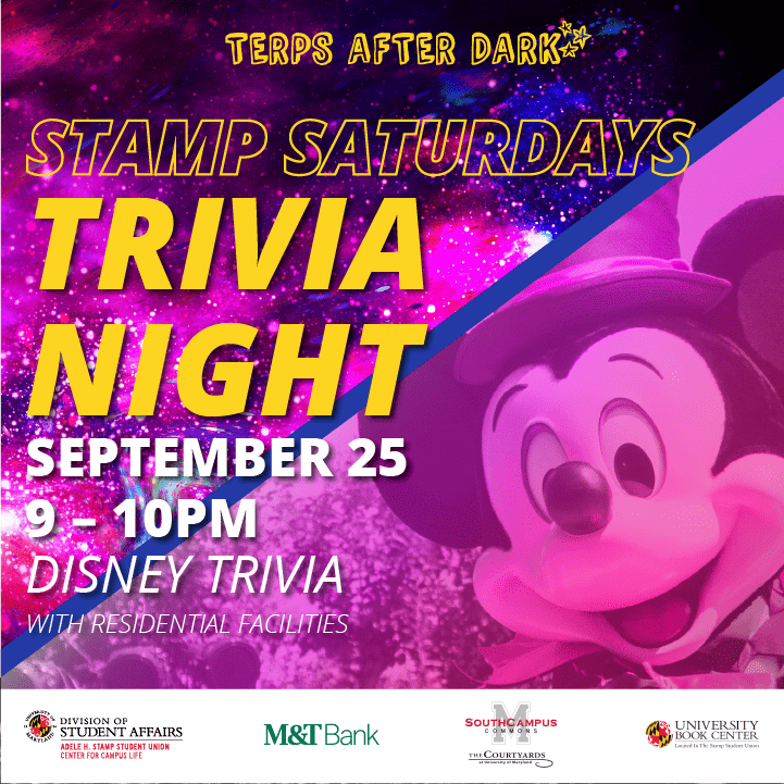 STAMP Saturdays Trivia: Disney