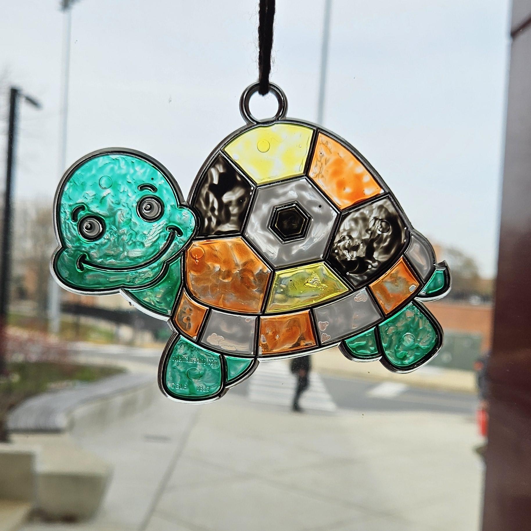 Free Friday Craft: Turtle Suncatchers & Magnets