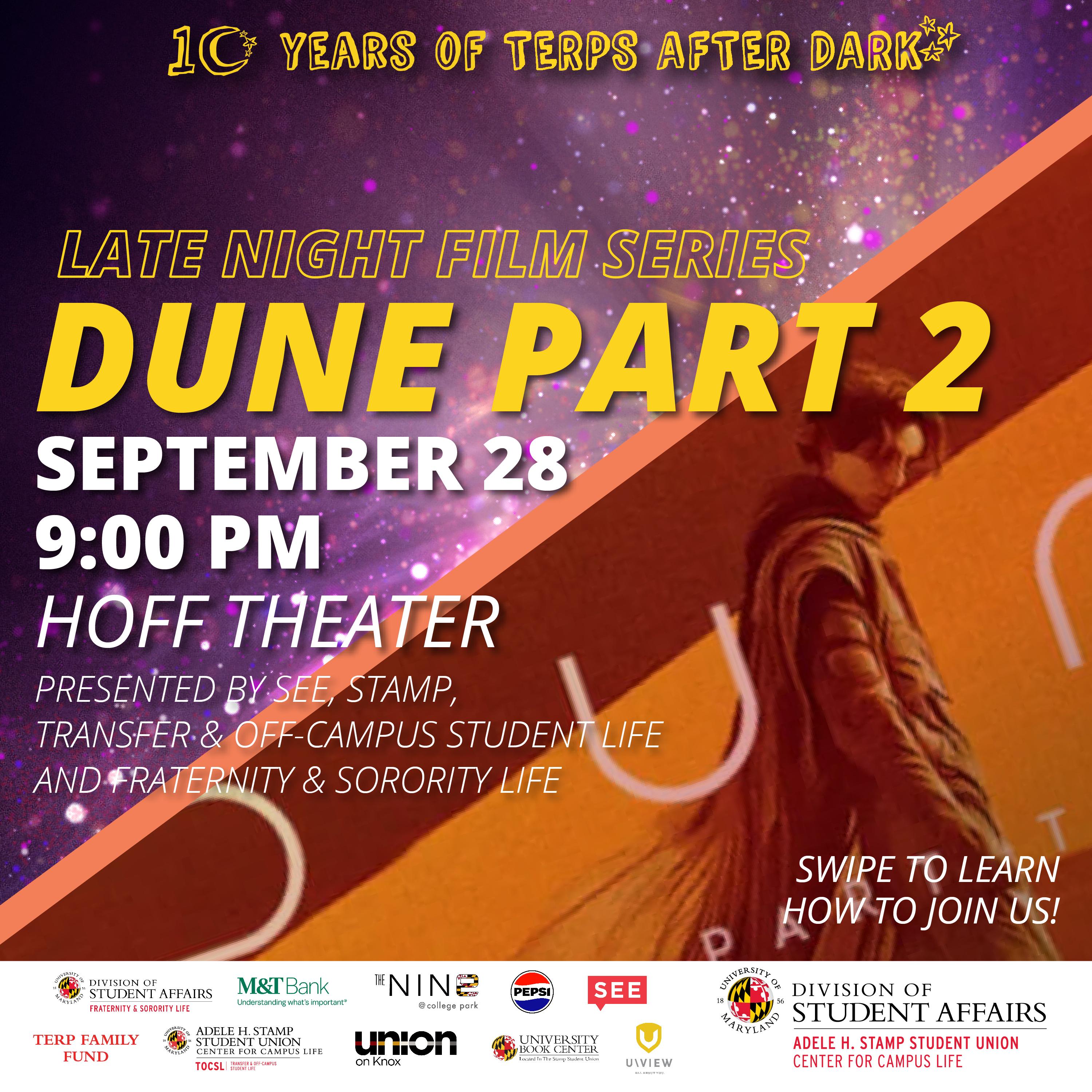 Late Night Film Series: Dune Part 2